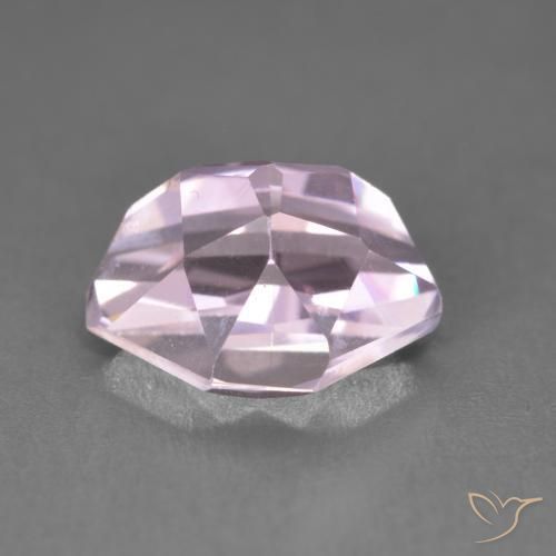 Kunzite Gemstone in 11.6 x 8.9 mm Size for Sale, Kunzite Stone in Very Light Pink Tone Color