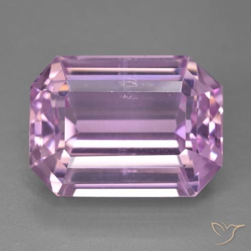 21.73ct Natural Very Light Pink Kunzite, Emerald Cut, VVS-VS