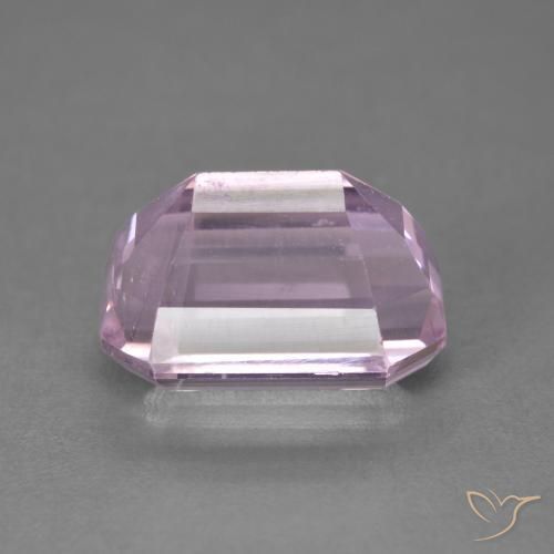 Kunzite Gemstone in 12 x 8 mm (calibrated) Size for Sale, Kunzite Stone in Very Light Royal Purple Pink Color