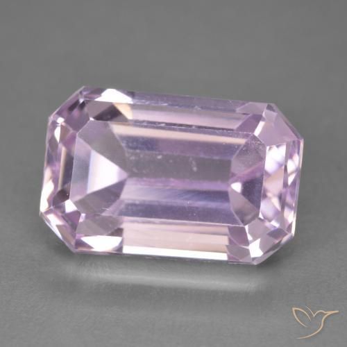 10.68 ct Pink Kunzite Stone, Natural Kunzite in Octagon Step Cut Shape for Sale