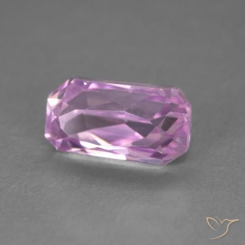 2.49 ct Pink Kunzite Stone, Natural Kunzite in Octagon / Scissor Cut Shape for Sale