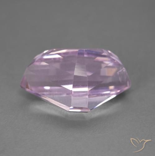 Kunzite Gemstone in 15 x 10 mm (calibrated) Size for Sale, Kunzite Stone in Royal Purple Pink Color