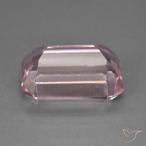Kunzite Gemstone in 15 x 10 mm (calibrated) Size for Sale, Kunzite Stone in Medium Pink Color