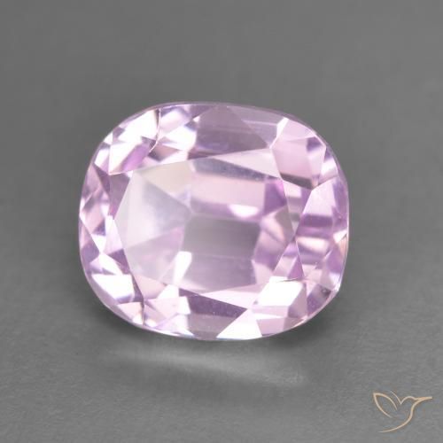 4.16 ct Pink Kunzite Stone, Natural Kunzite in Cushion-Cut Shape for Sale