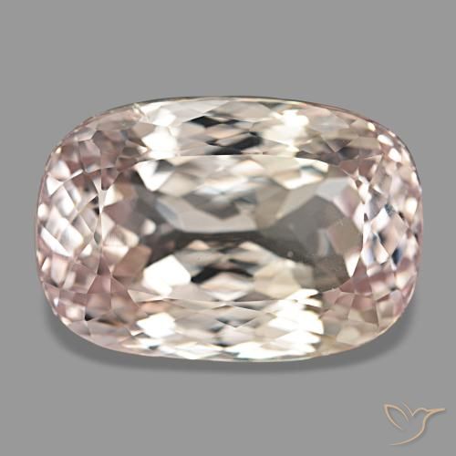 43.49 ct Pink Kunzite Gemstone, Kunzite Gem in Cushion-Cut Shape for Sale.