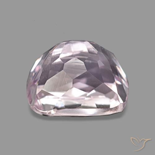 Kunzite Gemstone in 8.8 x 7.7 mm Size for Sale, Kunzite Stone in Very Light Pink Color