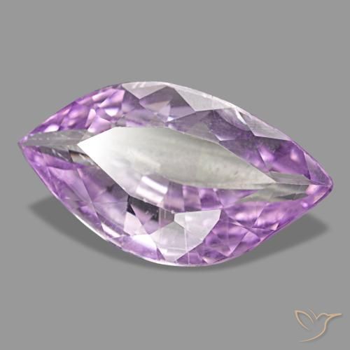 7.54 ct Violet Kunzite Stone, Natural Kunzite in Fancy Cut Shape for Sale