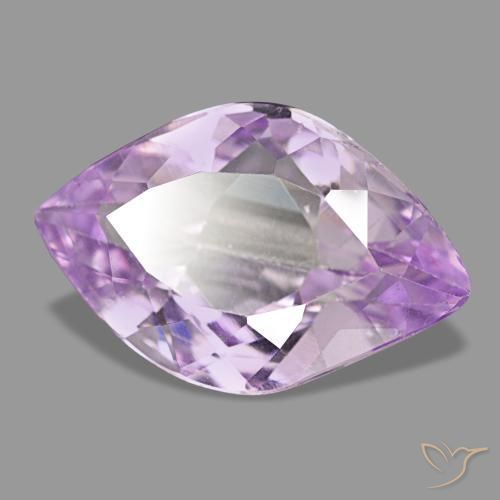 6.92 ct Violet Kunzite Stone, Natural Kunzite in Marquise Facet Shape for Sale