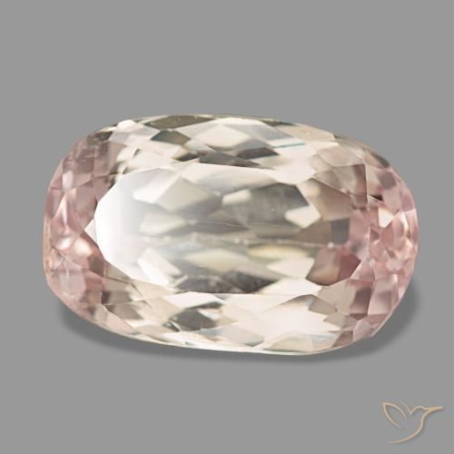 10.83 ct Pink Kunzite Stone, Natural Kunzite in Oval Facet Shape for Sale