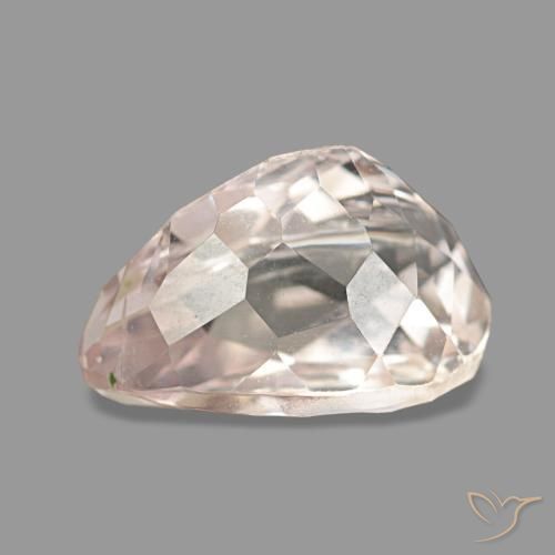 Kunzite Gemstone in 10.6 x 7.2 mm Size for Sale, Kunzite Stone in Flamingo Pink Color