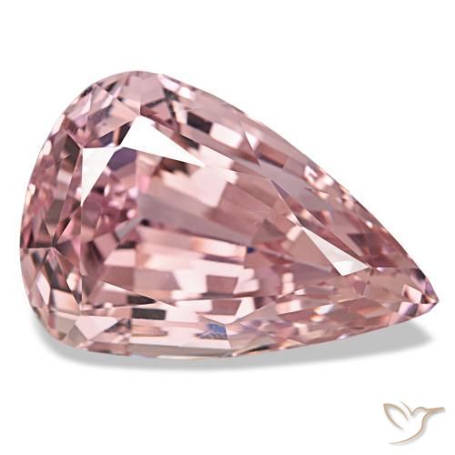 166.37 ct Pink Kunzite Stone, Natural Kunzite in Pear Facet Shape for Sale