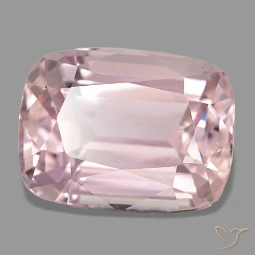 10.60 ct Pink Kunzite Stone, Natural Kunzite in Cushion-Cut Shape for Sale