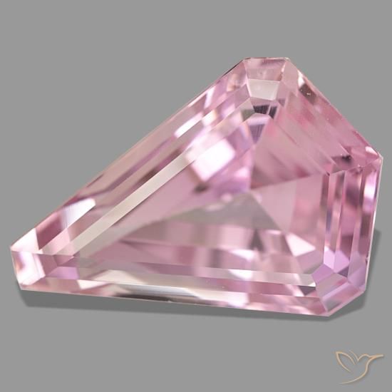 31.04 ct Pink Kunzite Gemstone, Kunzite Gem in Fancy Cut Shape for Sale.