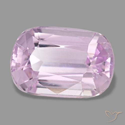 2.59 ct Pink Kunzite Stone, Natural Kunzite in Cushion-Cut Shape for Sale