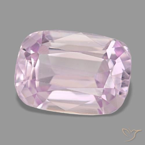 4.58 ct Pink Kunzite Stone, Natural Kunzite in Cushion-Cut Shape for Sale