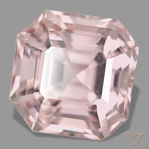 48.86 ct Pink Kunzite Stone, Natural Kunzite in Octagon Step Cut Shape for Sale