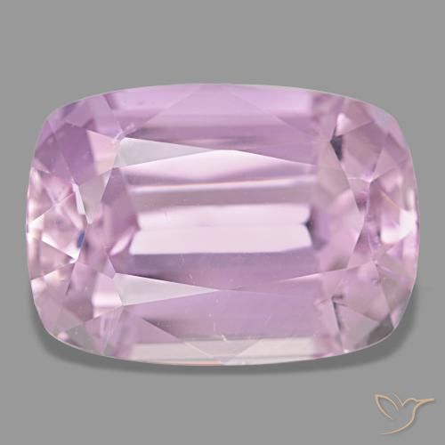 22.07 ct Pink Kunzite Gemstone, Kunzite Gem in Cushion-Cut Shape for Sale.