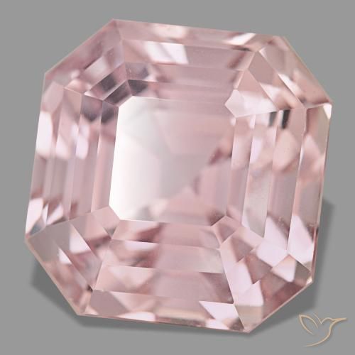 43.25 ct Pink Kunzite Stone, Natural Kunzite in Octagon Step Cut Shape for Sale