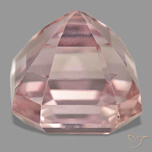 Kunzite Gemstone in 18 x 18 mm (calibrated) Size for Sale, Kunzite Stone in Vivid Pink Color