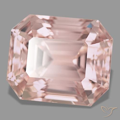 38.18 ct Pink Kunzite Stone, Natural Kunzite in Octagon Step Cut Shape for Sale
