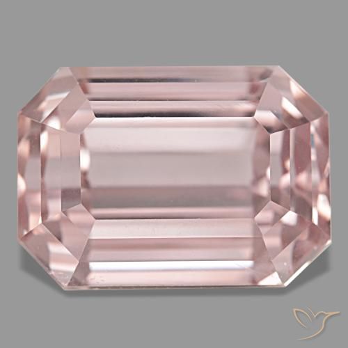 60.39 ct Pink Kunzite Gemstone, Kunzite Gem in Octagon Step Cut Shape for Sale.