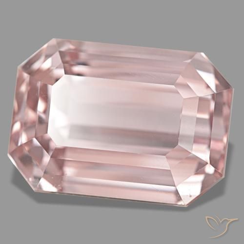 60.39 ct Pink Kunzite Stone, Natural Kunzite in Octagon Step Cut Shape for Sale