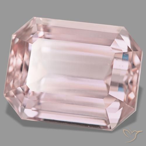 48.54 ct Pink Kunzite Stone, Natural Kunzite in Octagon Step Cut Shape for Sale