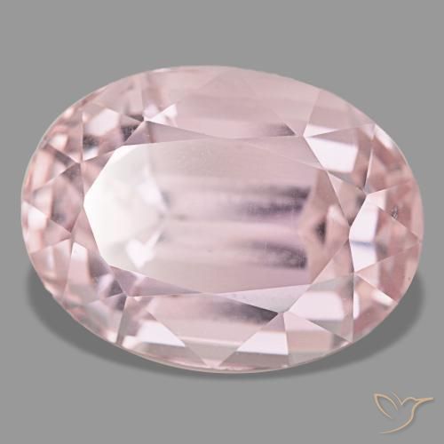 35.28 ct Pink Kunzite Stone, Natural Kunzite in Oval Facet Shape for Sale