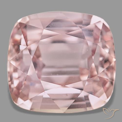 60.24 ct Pink Kunzite Gemstone, Kunzite Gem in Cushion-Cut Shape for Sale.