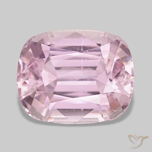 19.31 ct Pink Kunzite Gemstone, Kunzite Gem in Cushion-Cut Shape for Sale.