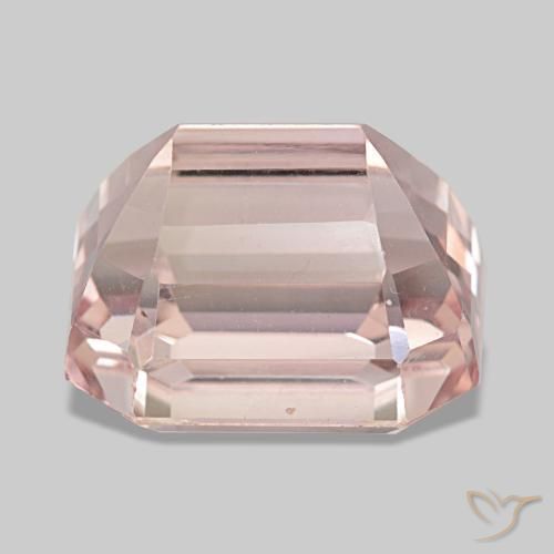 Kunzite Gemstone in 18.4 x 16 mm Size for Sale, Kunzite Stone in Medium Light-Pink Color