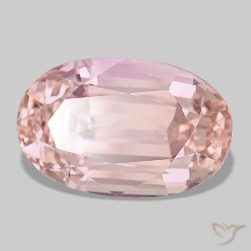41.29 ct Pink Kunzite Stone, Natural Kunzite in Oval Facet Shape for Sale