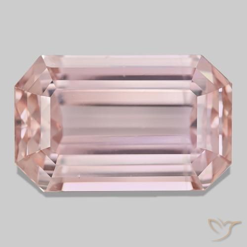 63.93 ct Pink Kunzite Gemstone, Kunzite Gem in Octagon Step Cut Shape for Sale.
