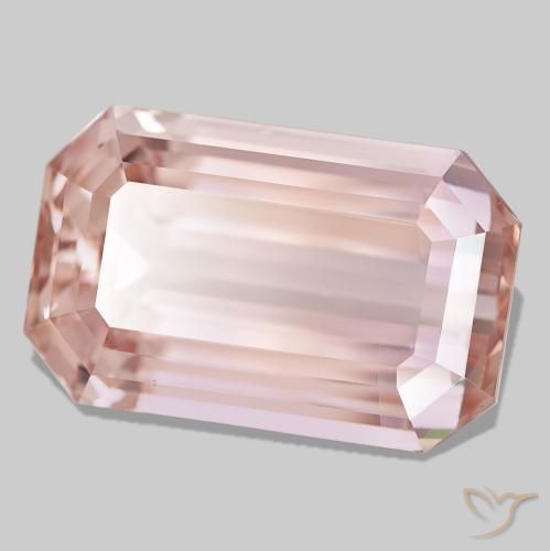 63.93 ct Pink Kunzite Stone, Natural Kunzite in Octagon Step Cut Shape for Sale