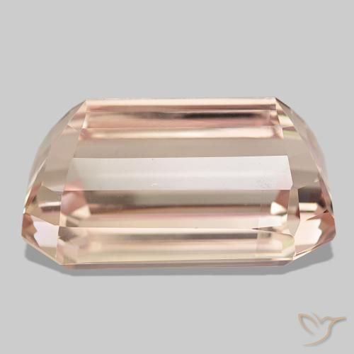 Kunzite Gemstone in 27.4 x 17.2 mm Size for Sale, Kunzite Stone in Coral Pink Color