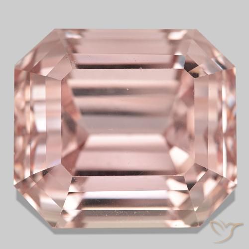 77.76 ct Pink Kunzite Gemstone, Kunzite Gem in Octagon Step Cut Shape for Sale.