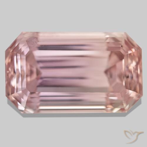 111.45 ct Pink Kunzite Gemstone, Kunzite Gem in Octagon Step Cut Shape for Sale.