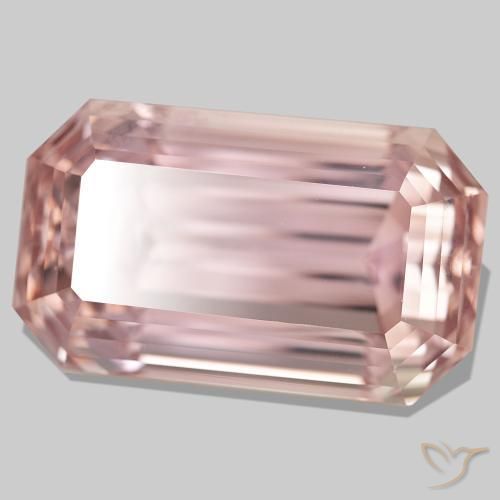 111.45 ct Pink Kunzite Stone, Natural Kunzite in Octagon Step Cut Shape for Sale