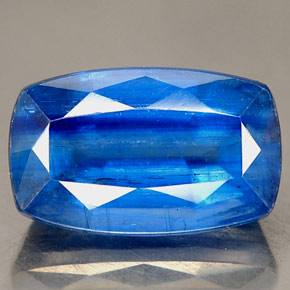 2.86 ct Blue Kyanite Gemstone, Kyanite Gem in Cushion-Cut Shape for Sale.