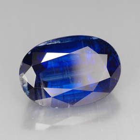 9.45 ct Blue Kyanite Stone, Natural Kyanite in Oval Facet Shape for Sale