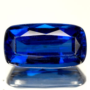 2.41 ct Blue Kyanite Gemstone, Kyanite Gem in Cushion-Cut Shape for Sale.