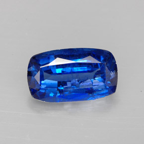 3.55 ct Blue Kyanite Gemstone, Kyanite Gem in Cushion-Cut Shape for Sale.