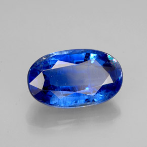 2.93 ct Blue Kyanite Stone, Natural Kyanite in Oval Facet Shape for Sale