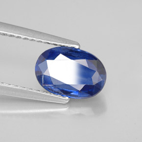 2.38 ct Blue Kyanite Stone, Natural Kyanite in Oval Facet Shape for Sale