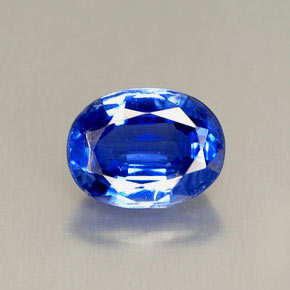 1.78 ct Blue Kyanite Gemstone, Kyanite Gem in Oval Facet Shape for Sale.