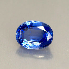 1.78 ct Blue Kyanite Stone, Natural Kyanite in Oval Facet Shape for Sale
