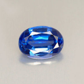 1.41 ct Blue Kyanite Gemstone, Kyanite Gem in Oval Facet Shape for Sale.