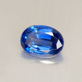 1.41 ct Blue Kyanite Stone, Natural Kyanite in Oval Facet Shape for Sale