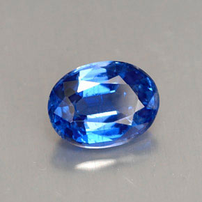 1.72 ct Blue Kyanite Stone, Natural Kyanite in Oval Facet Shape for Sale