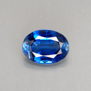 1.32 ct Blue Kyanite Stone, Natural Kyanite in Oval Facet Shape for Sale